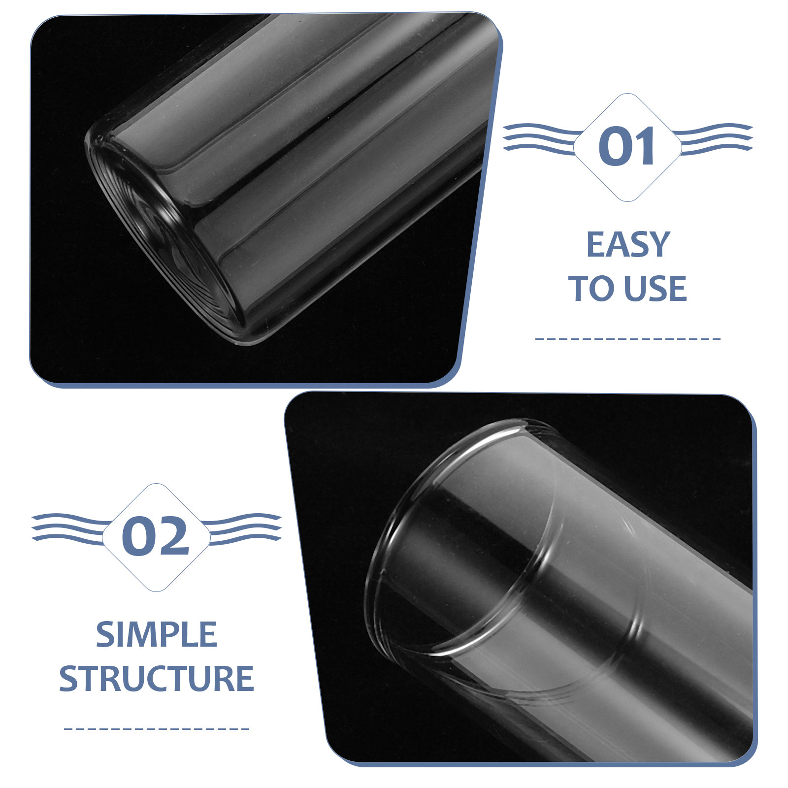 4Pcs Clear Glass Test Tube Vas - Propagation Station Vase review and price