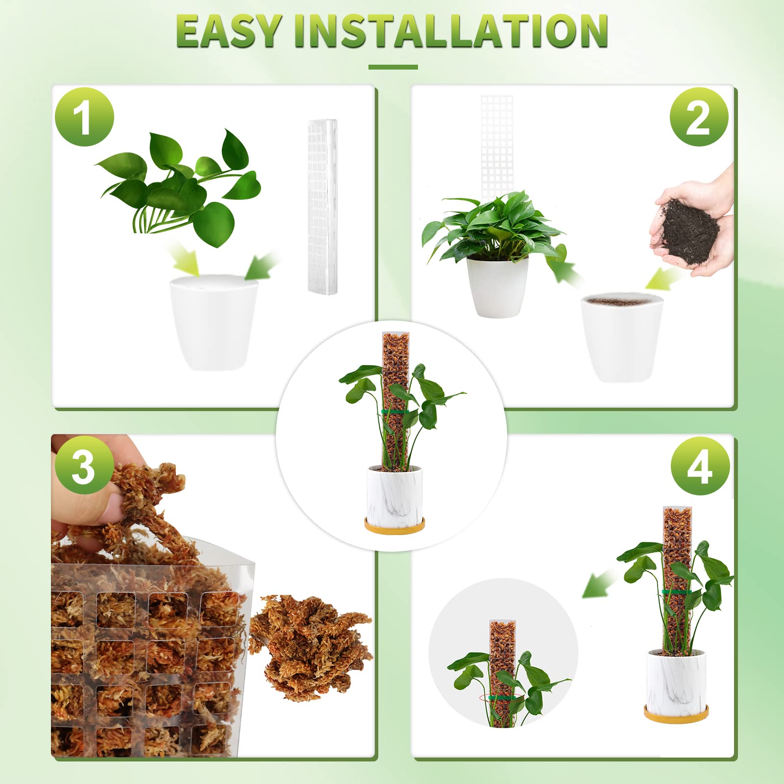 Moss Poles Plants Plant Suppor - Sphagnum Moss Dry review and price