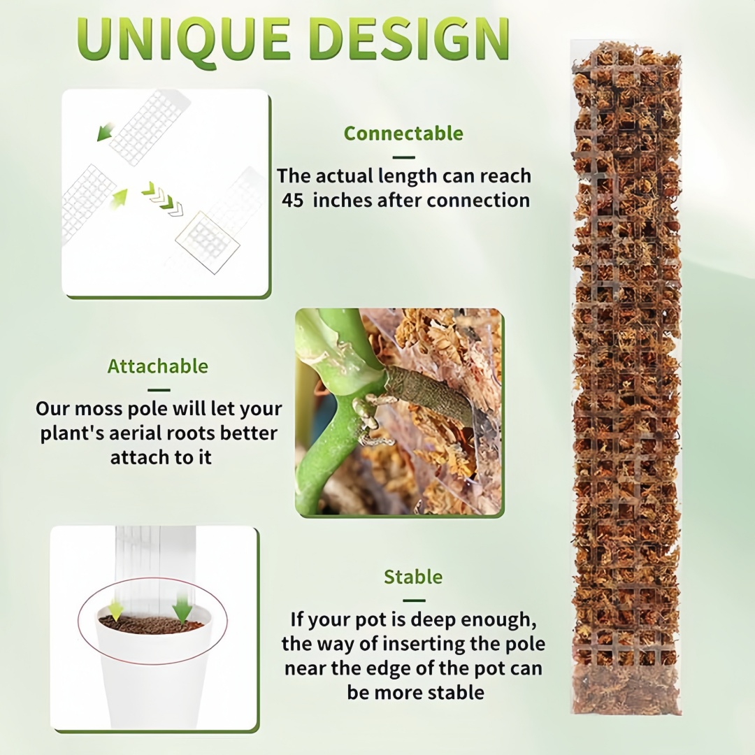 Moss Pole Plastic Plant Stand  - Sphagnum Moss Dry review and price