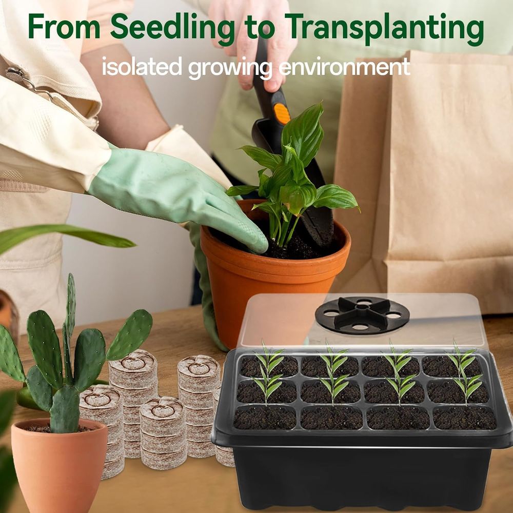 4 Pack Seed Starter Tray with  - Peat Pellet Tray review and price