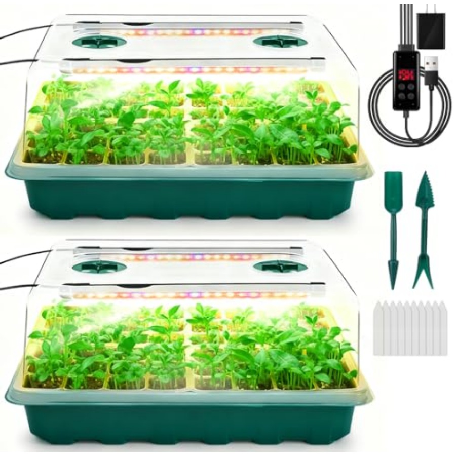 Seed Starter Tray with Grow Li - Humidity Dome Kit review and price