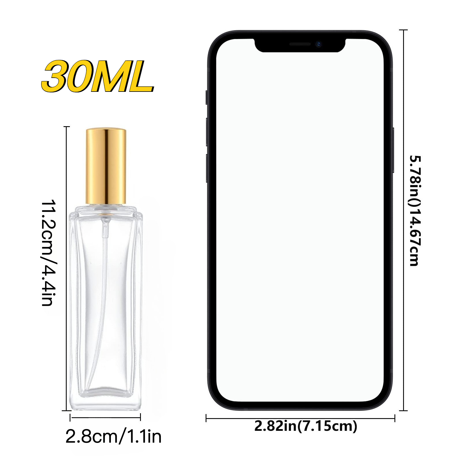2pcs Perfume Bottle Spray Empt - Misting Bottle Fine review and price