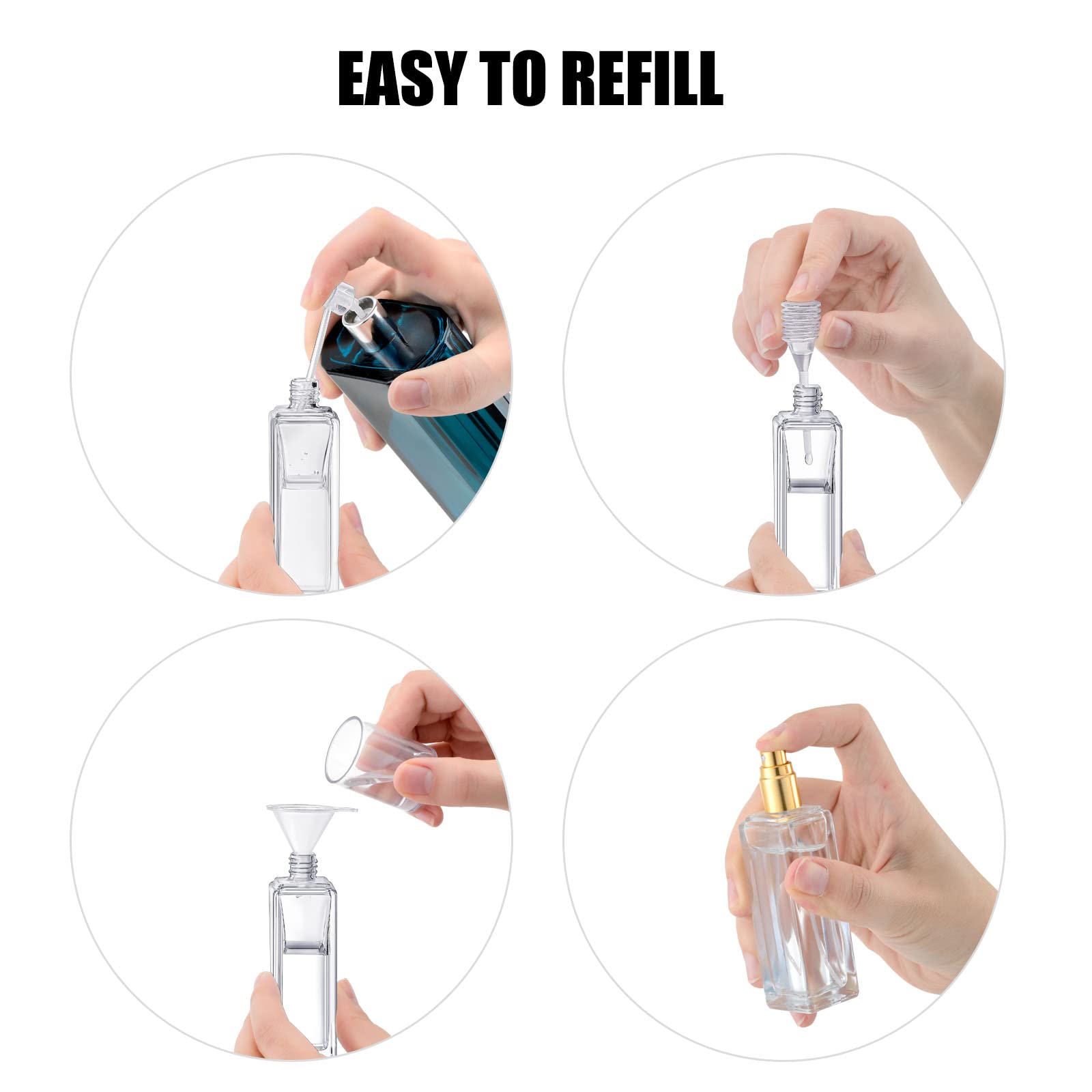 2pcs Perfume Bottle Spray Empt - Misting Bottle Fine review and price
